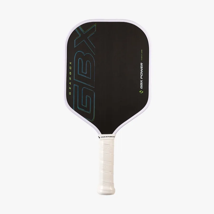 Mặt sau GBX Power Hybrid nhìn thẳng, thấy tỉ lệ đầu vợt rộng so với cán