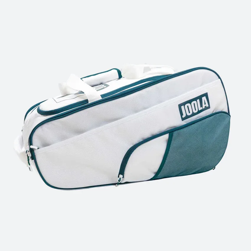 Một phiên bản màu khác của túi JOOLA Tour Elite Pro nhìn từ mặt bên có logo