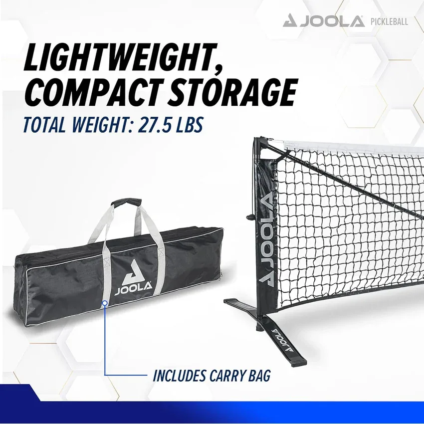 Túi đựng và lưới JOOLA Symmetry gọn để mang tới sân kẻ tạm