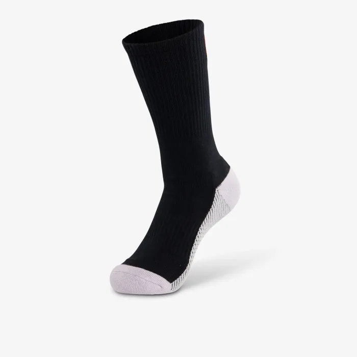 Tất pickleball Gearbox Crew Socks - Black/Grey