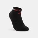 Tất pickleball Gearbox No-Show Socks - Black/Red/White – ảnh 4