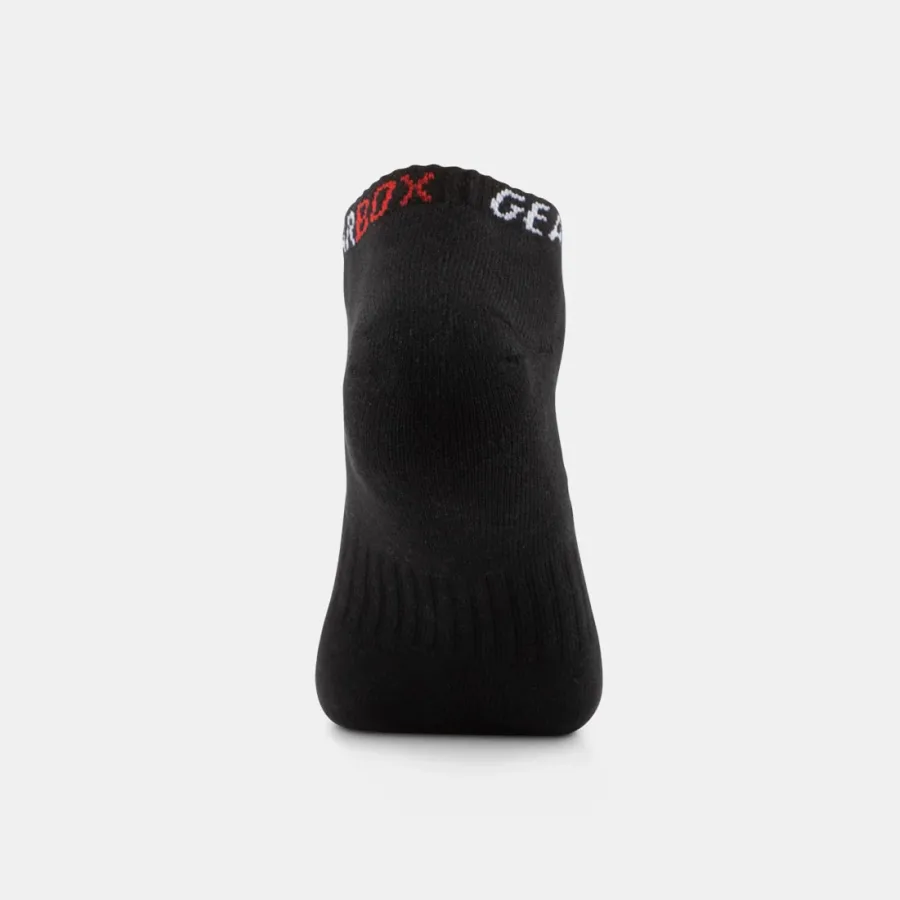 Mặt sau tất Gearbox No-Show Socks, thấy phần gót