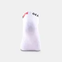 Tất pickleball Gearbox No-Show Socks - White/Black/Red – ảnh 5