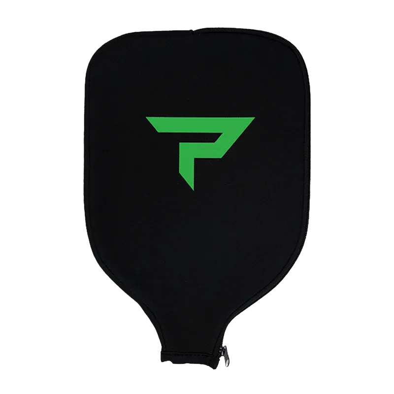Mặt trước bao vợt Paddletek Paddle Cover với biểu tượng chữ P