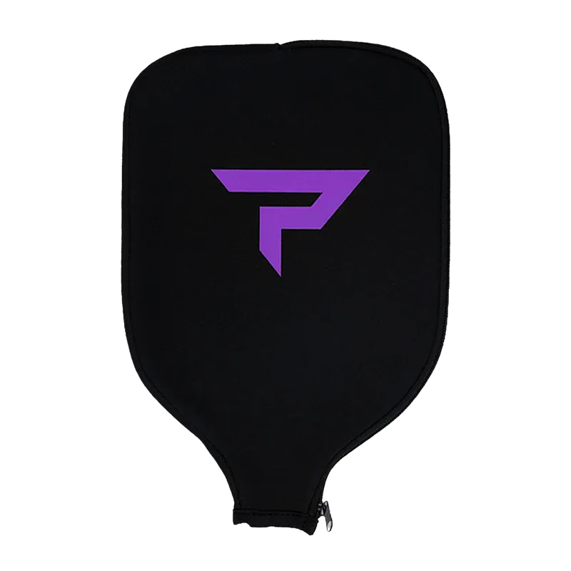 Bao vợt Paddletek Paddle Cover đặt thẳng, thấy dáng bao và phần cổ bao