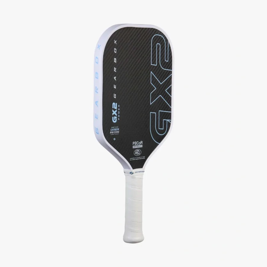 Mặt sau GX2 Power Hybrid Limited Edition White nhìn chéo về phía cán