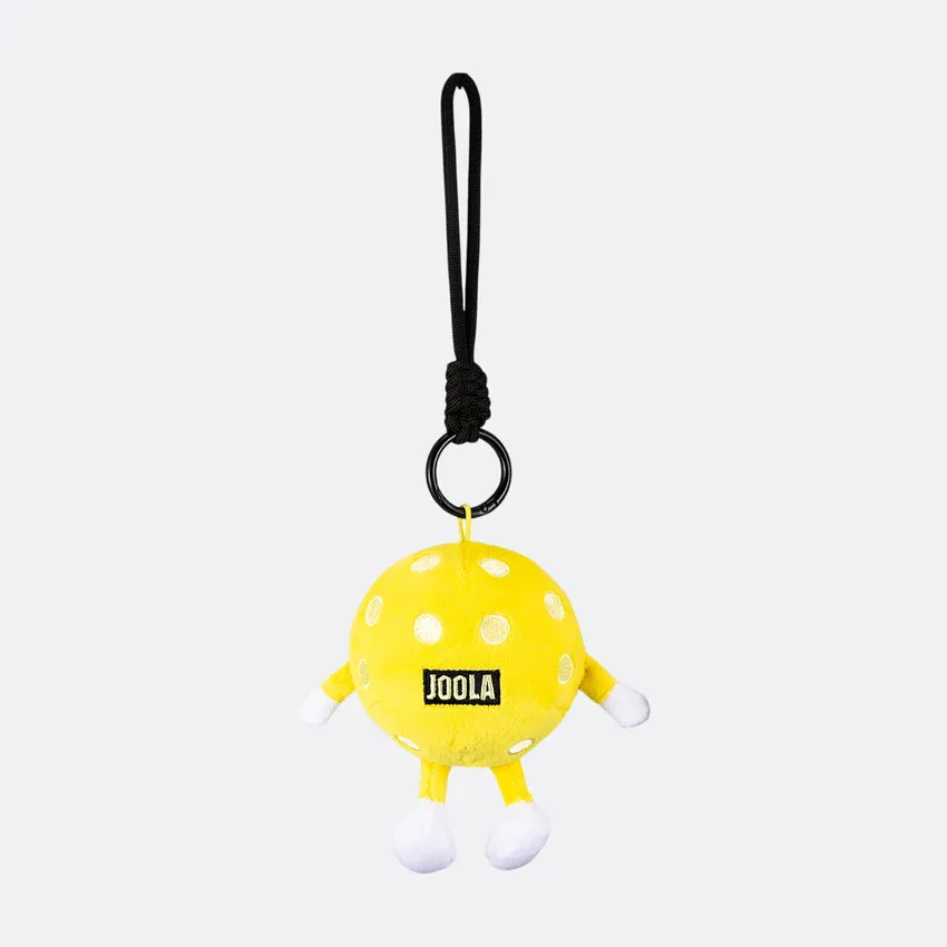 Thú bông JOOLA Pickleball Plushie nhìn chính diện, có dây treo phía trên