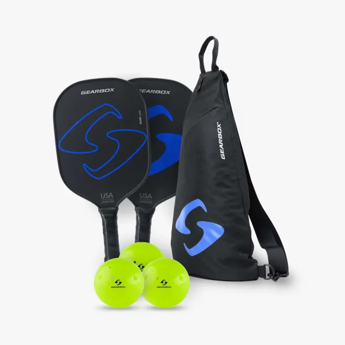 Vợt pickleball Gearbox Ultimate Pickleball Starter Kit - Xanh