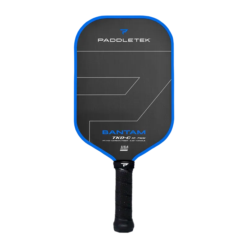 Paddletek Bantam TKO-C dáng elongated 16,5 × 7,5 in, cán 5,25 in