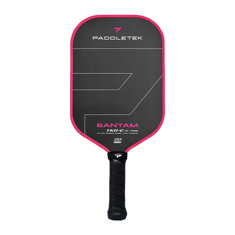 Paddletek Bantam TKO-C dáng elongated lõi QRT, cán 5,25 in