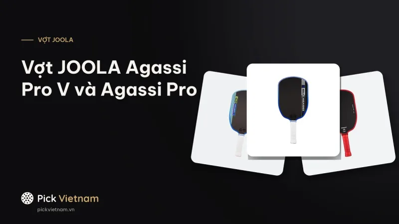 Vợt JOOLA Agassi Pro V và Agassi Pro: thông số Royal Blue, Washed Indigo