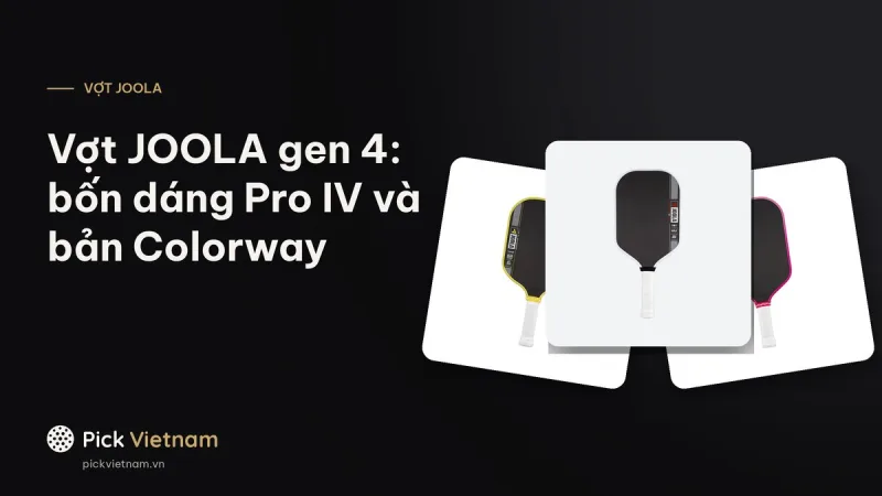 JOOLA Pro IV (gen 4): Perseus, Scorpeus, Magnus, Hyperion và bản Colorway