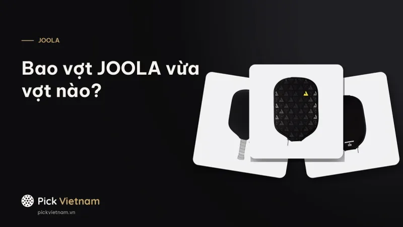 Bao vợt pickleball JOOLA vừa vợt nào: Universal và bản Standard, Elongated, Agassi